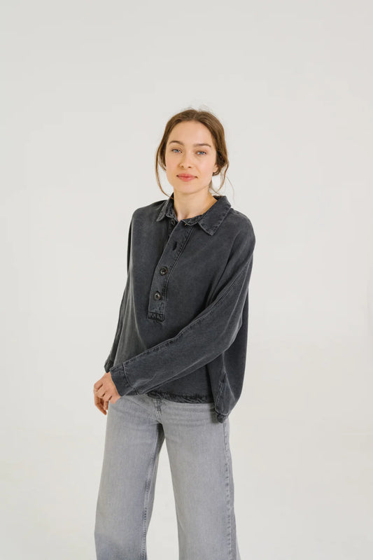 Sacrecoeur Joanie Blouse noir denim
