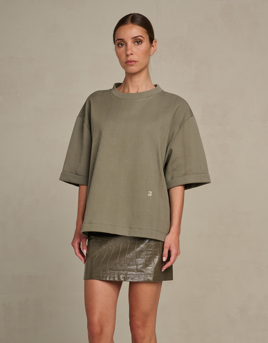 March23 Garance T-shirt faded green