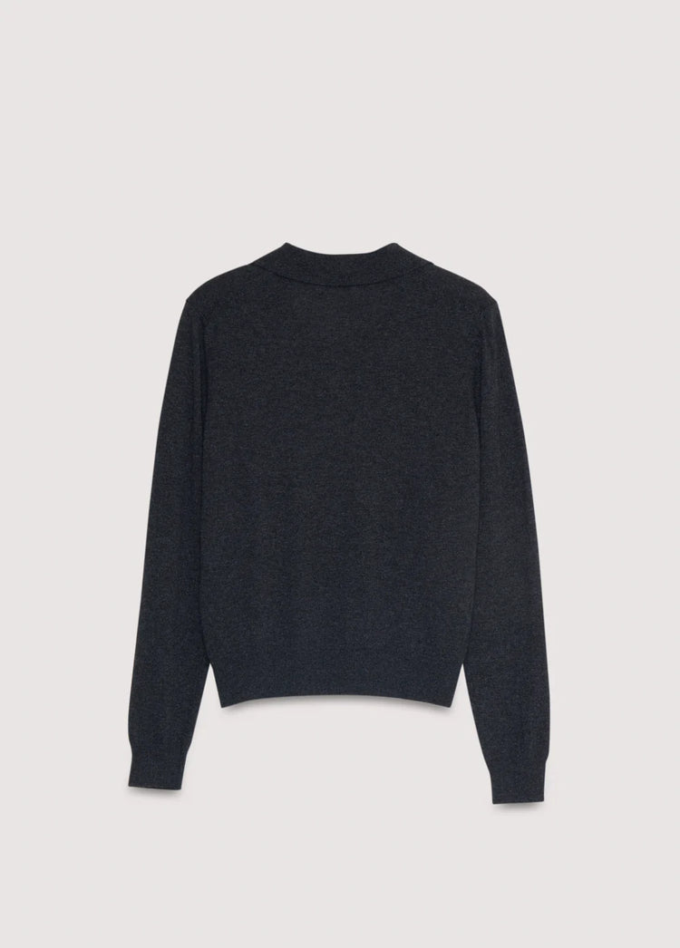 The New Society Agatha Polo galactic grey mel