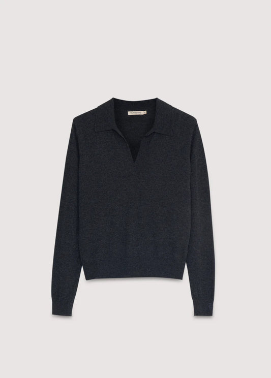 The New Society Agatha Polo galactic grey mel