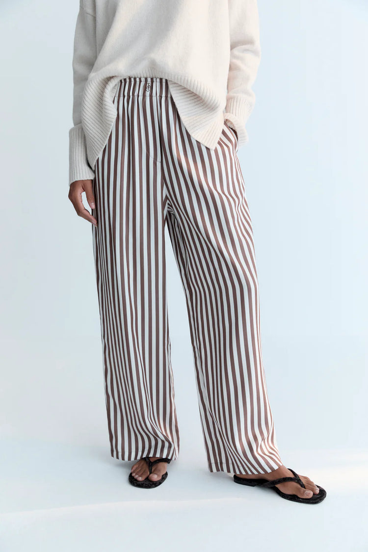 The New Society Anika Pants roast stripes