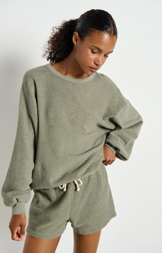 American Vintage BOBY03A Sweater clay