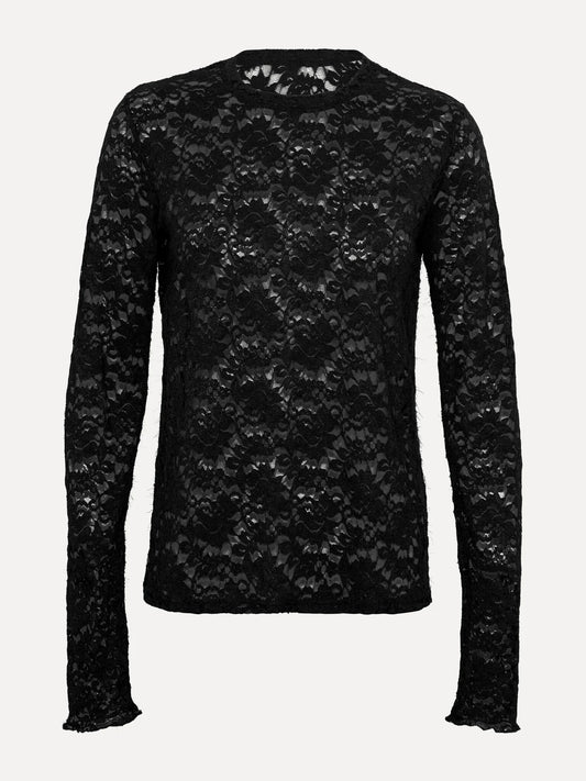 Les Soeurs Cece Lace Longsleeve black