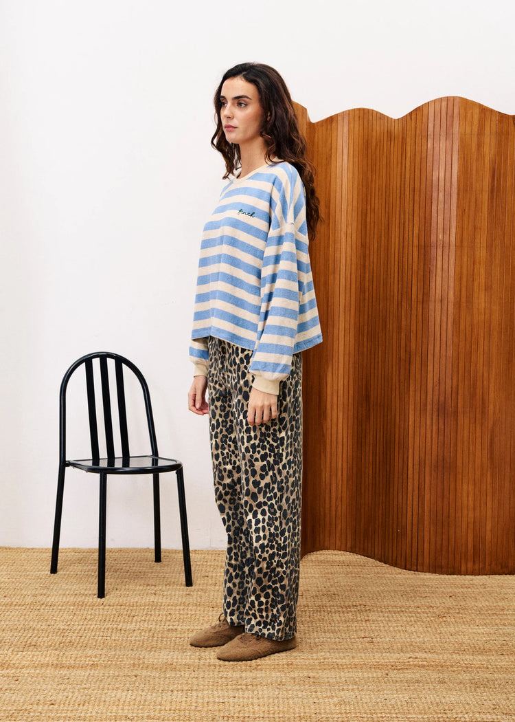 FRNCH Iris Sweat bleu clair