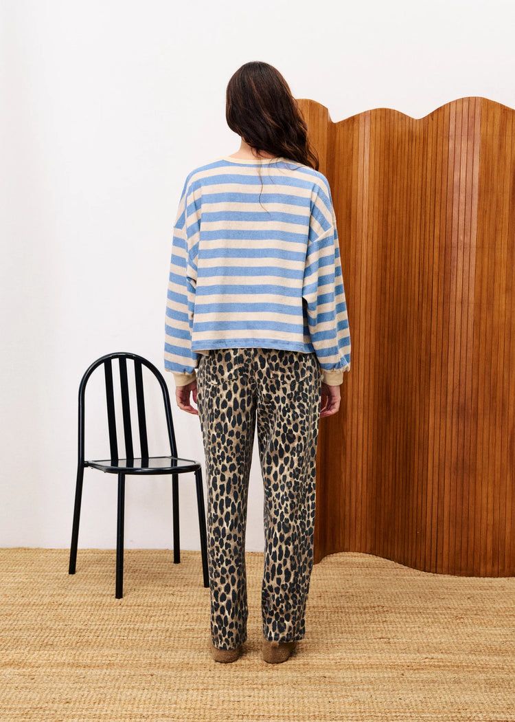 FRNCH Iris Sweat bleu clair