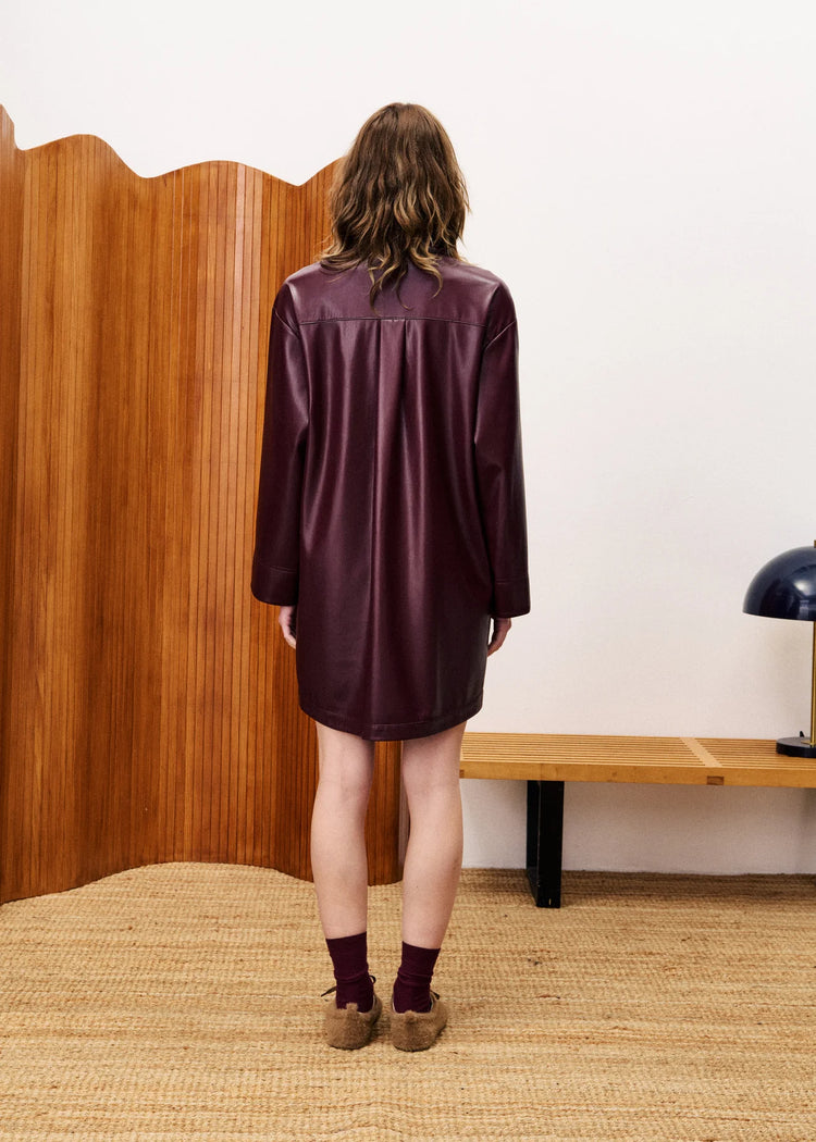 FRNCH Ernaux Robe bordeaux