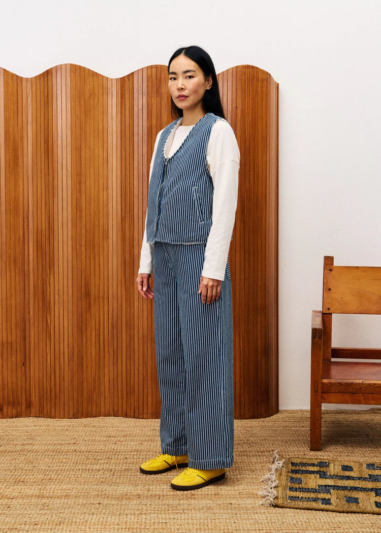 FRNCH Cymric Veste bleu jean