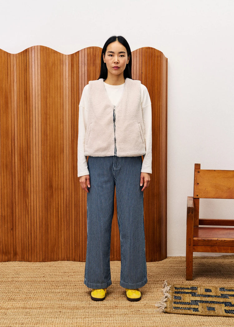 FRNCH Cymric Veste bleu jean