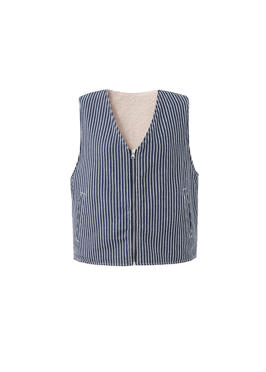 FRNCH Cymric Veste bleu jean