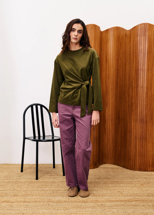 FRNCH Orchis T-shirt vert mousse