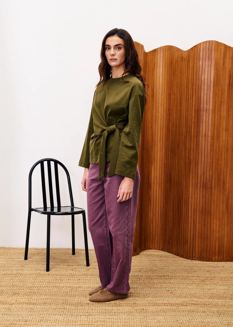 FRNCH Orchis T-shirt vert mousse