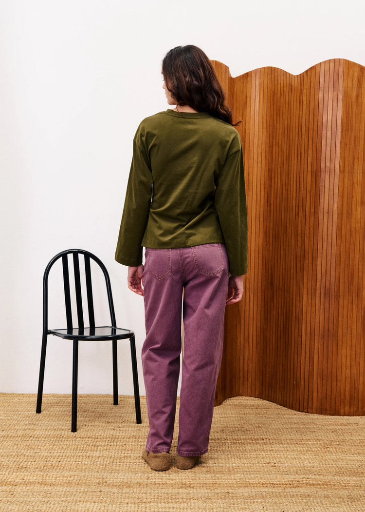 FRNCH Orchis T-shirt vert mousse