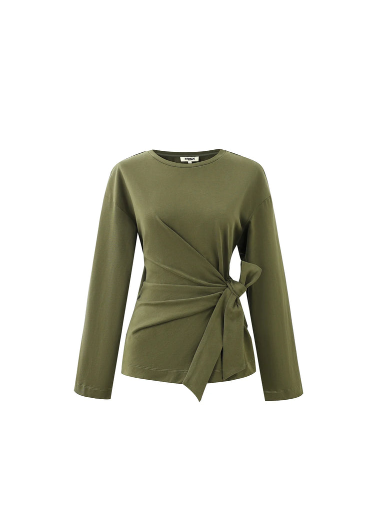 FRNCH Orchis T-shirt vert mousse