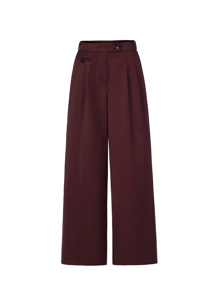 FRNCH Hibiscus Pantalon bordeaux