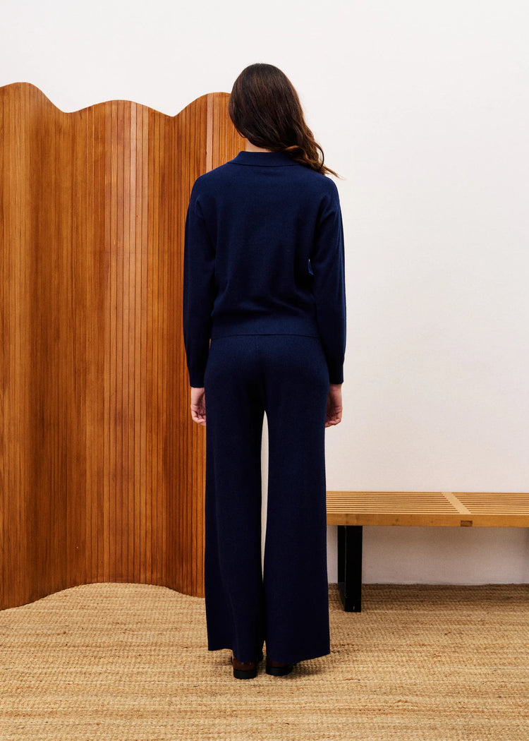 FRNCH Chedid Polo bleu marine