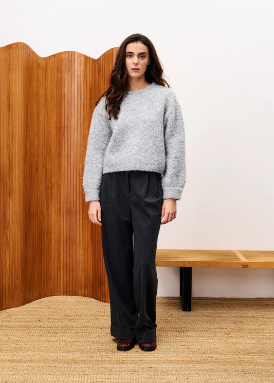FRNCH Camelia Pull gris