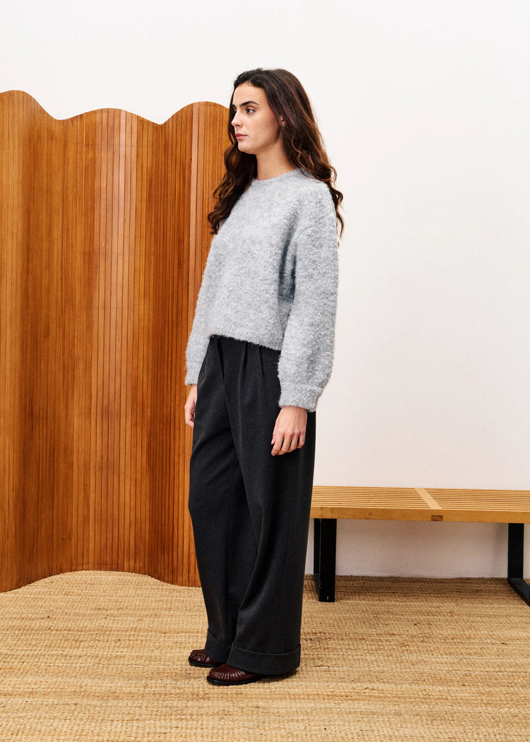 FRNCH Camelia Pull gris
