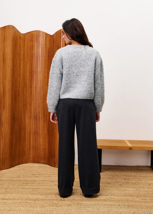 FRNCH Camelia Pull gris