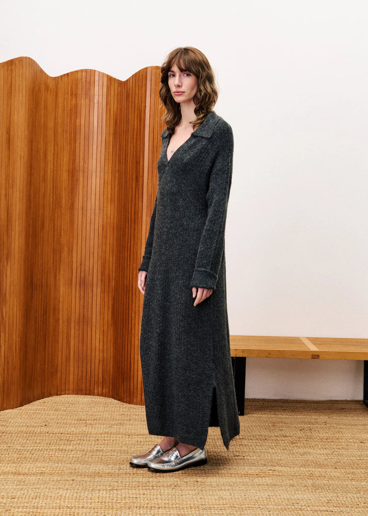 FRNCH Freesia Dress anthracite
