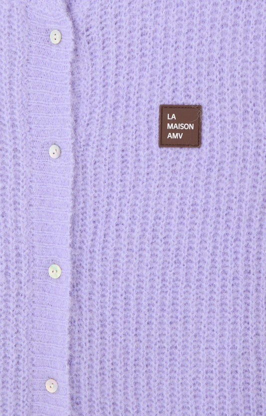 American Vintage EAST19MC Gilet pastel lavender melange
