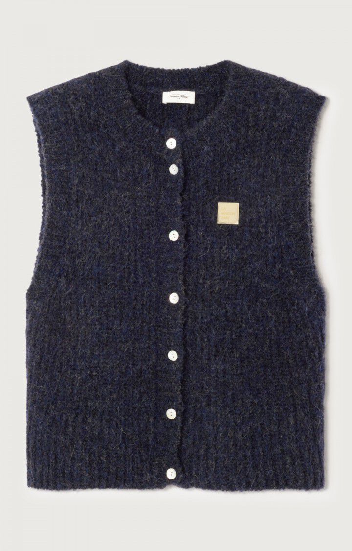 American Vintage EAST19MM Gilet navy mel