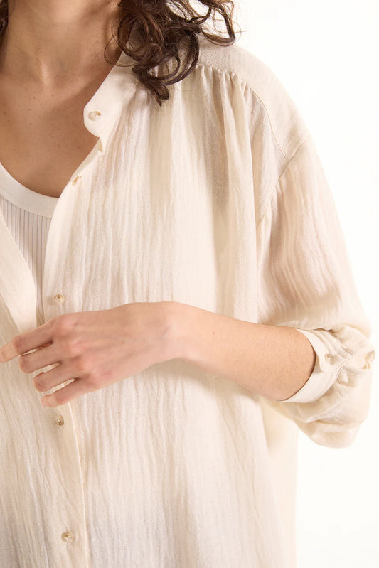 Sacrecoeur Ella Blouse wool ivory