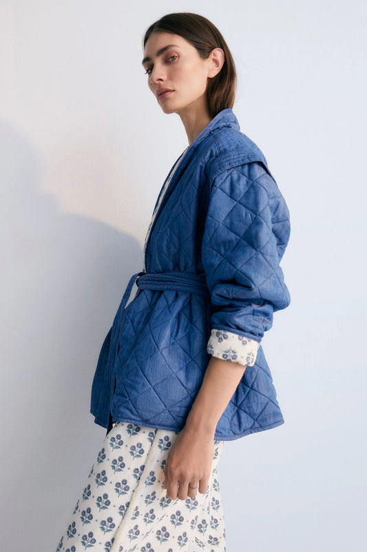The New Society Eleni Jacket hyacinth