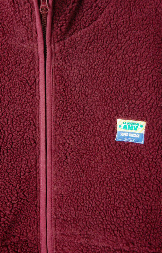 American Vintage HOK16C Veste bordeaux chine