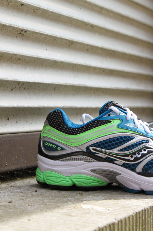 Saucony ProGrid Omni 9 blue lime