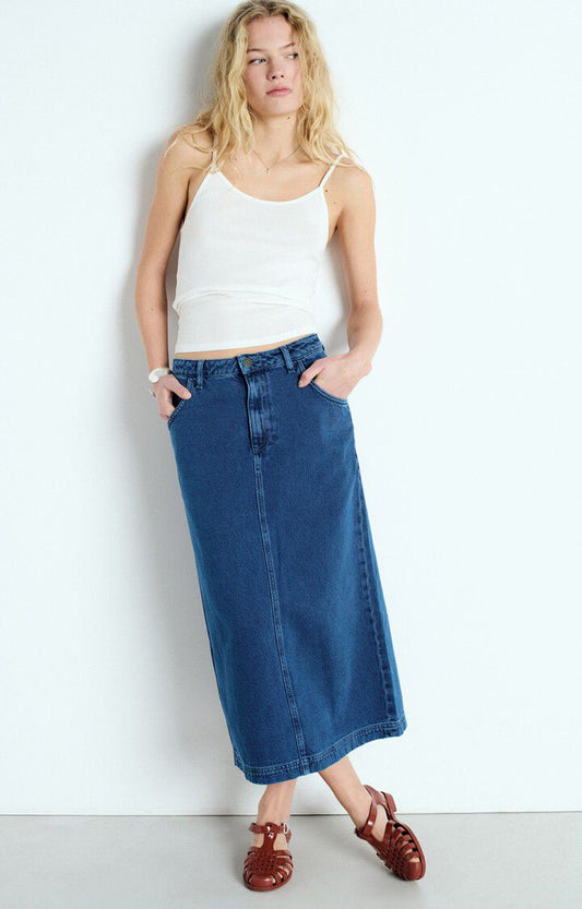 American Vintage JOY13E Jupe indigo