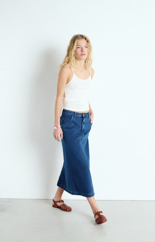 American Vintage JOY13E Jupe indigo
