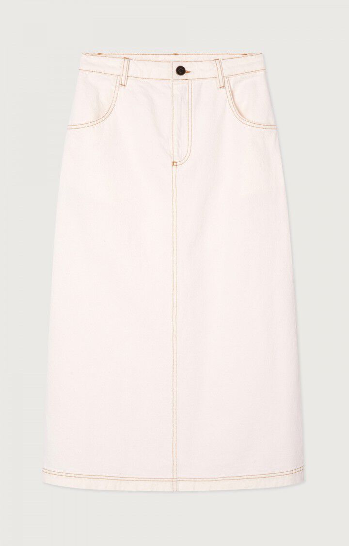 American Vintage JOZ13A Jupe off white