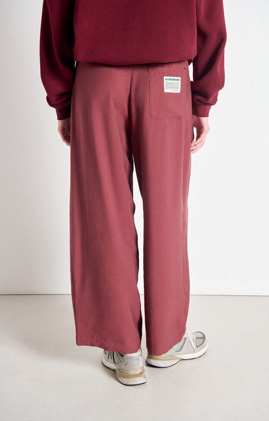 American Vintage LAN10B Pantalon cerisier
