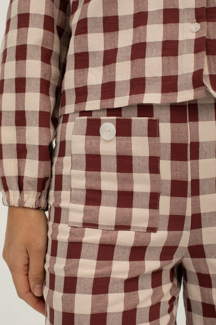 Mus & Bombon Malasana Trousers granate