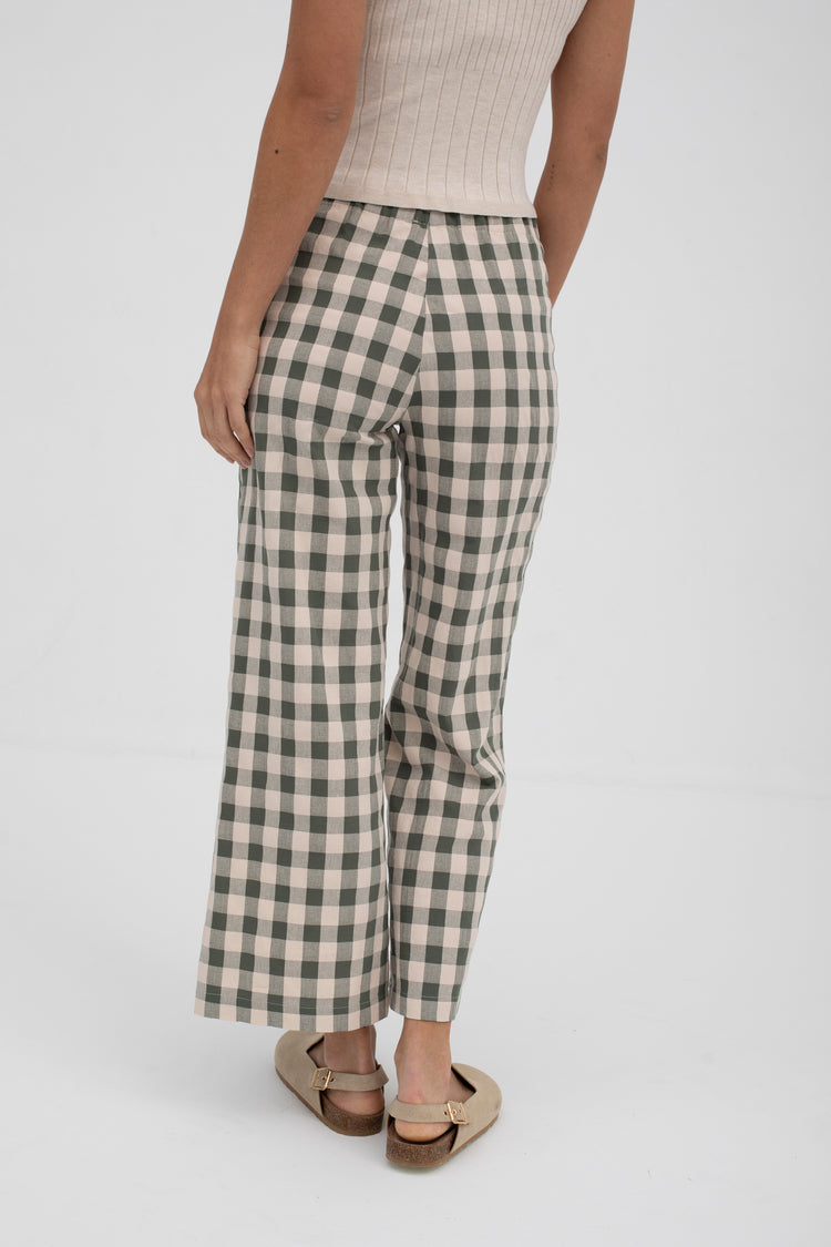 Mus & Bombon Malasana Trousers verde oscuro