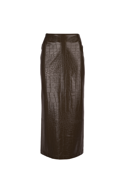March23 Cleo Skirt chocolat