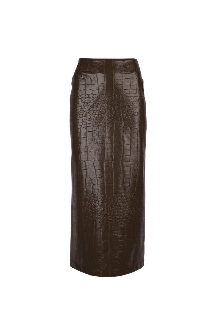 March23 Cleo Skirt chocolat