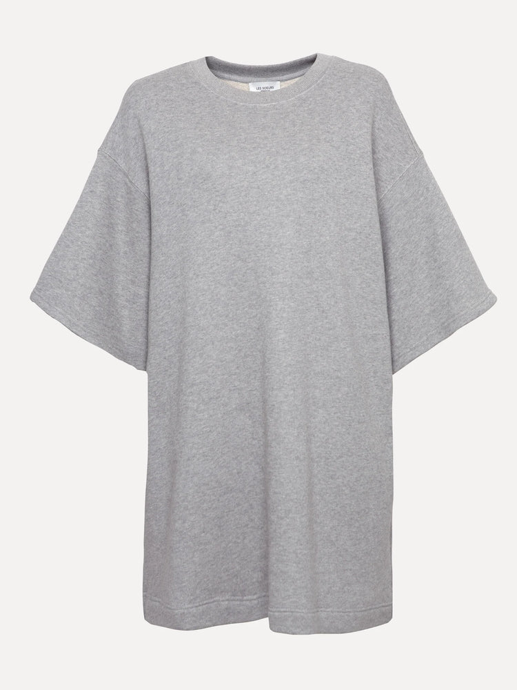 Les Soeurs Mae Sweaterdress mid grey mel