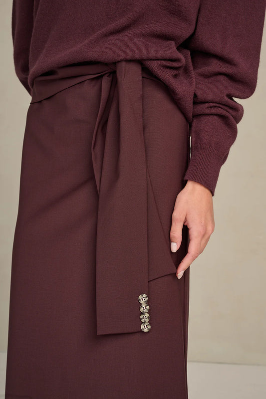 March 23 Cynzia Long Skirt barolo