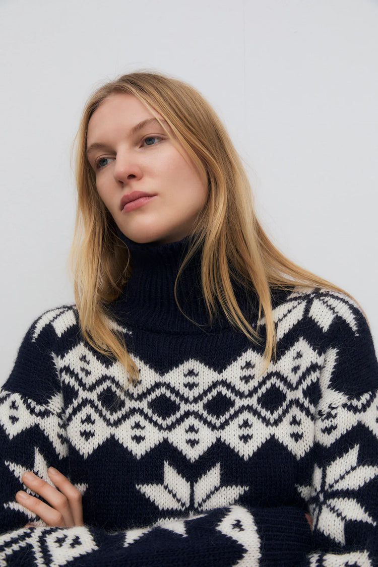 The New Society Neriana Knit infinite navy