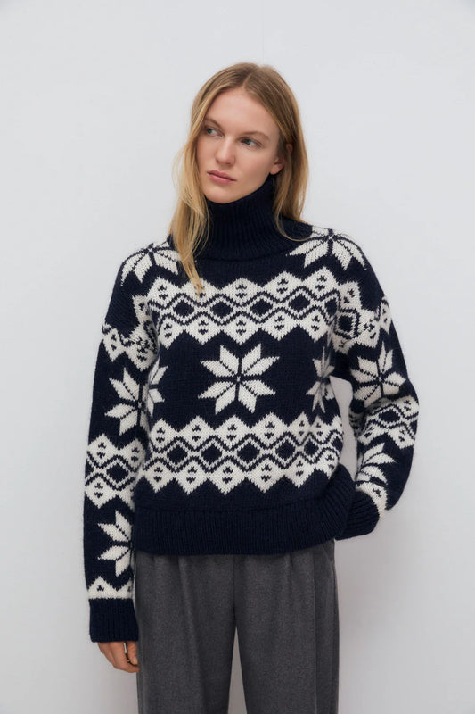 The New Society Neriana Knit infinite navy