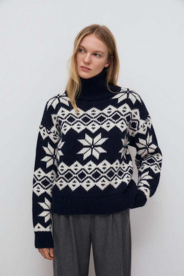 The New Society Neriana Knit infinite navy