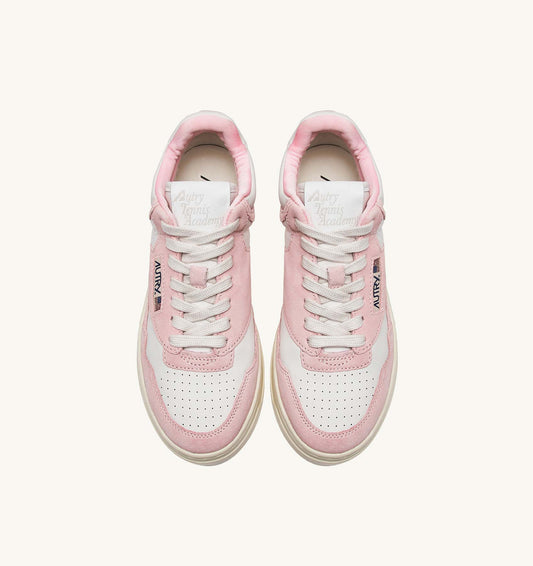 Autry CE17 leather white academy pink