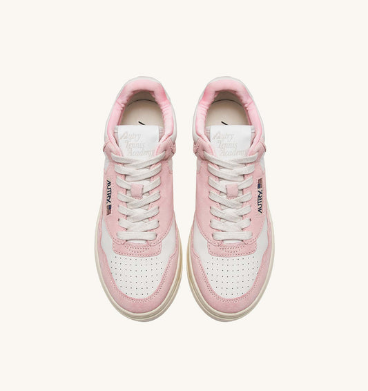 Autry CE17 leather white academy pink