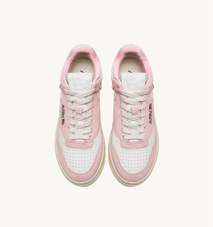 Autry CE17 leather white academy pink