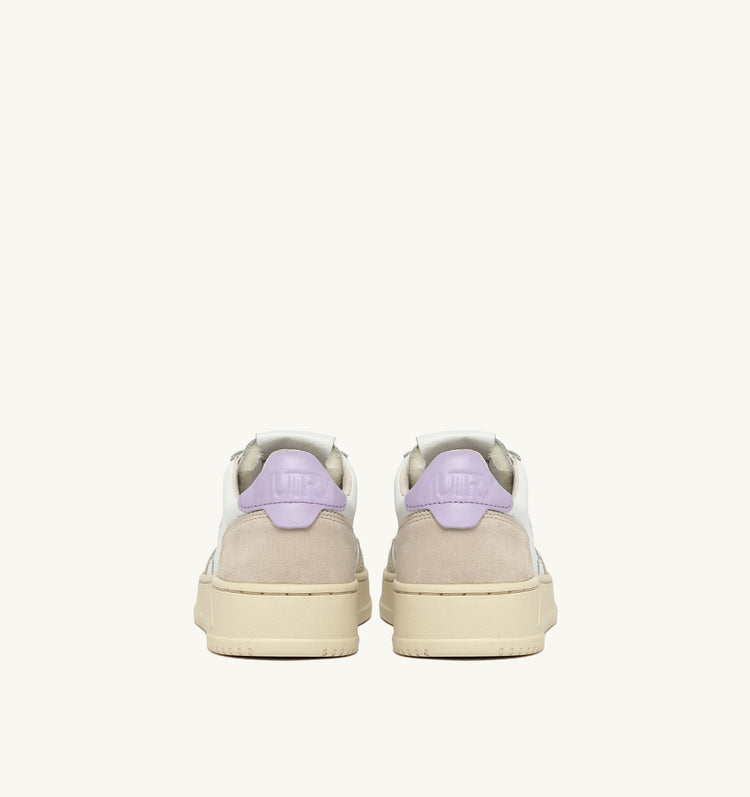 Autry ls68 leather suede white lilac