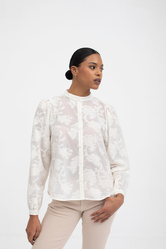 Mus & Bombon Sololaki blouse blanco