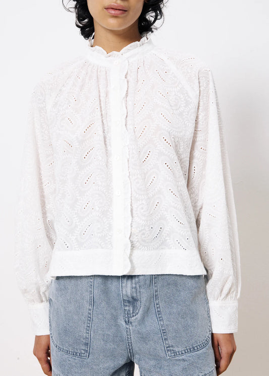 FRNCH Ecrin Blouse blanc