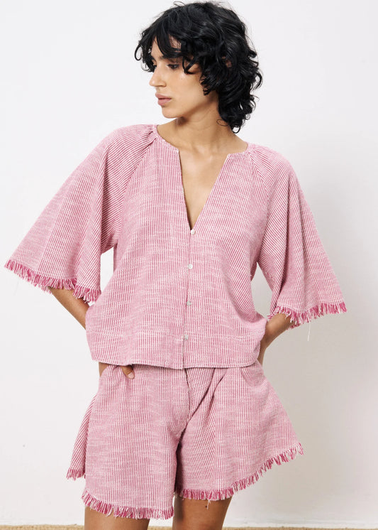 FRNCH Alyssia Blouse fuchsia