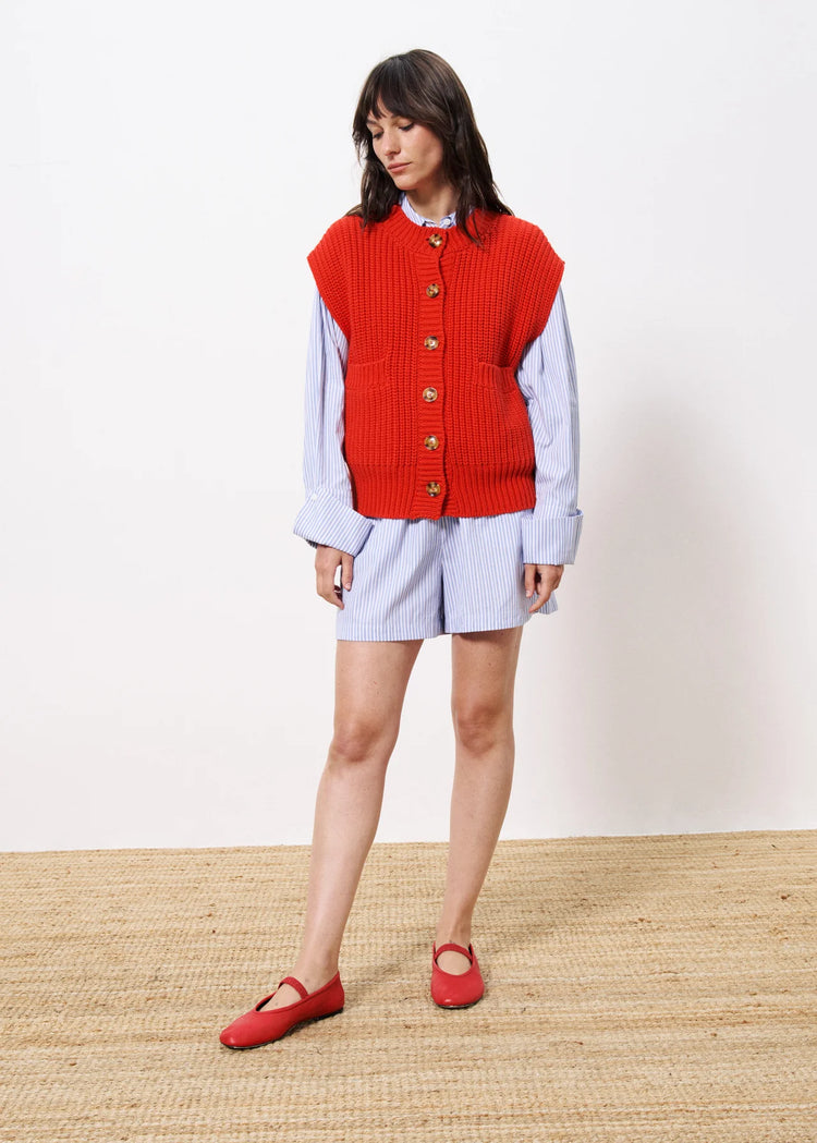 FRNCH Carmele Pull rouge